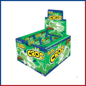 CHICLE BUZZY RELLENO CROC MENTA  40/20