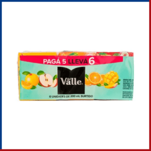 SIX PAC JUGOS DEL VALLE